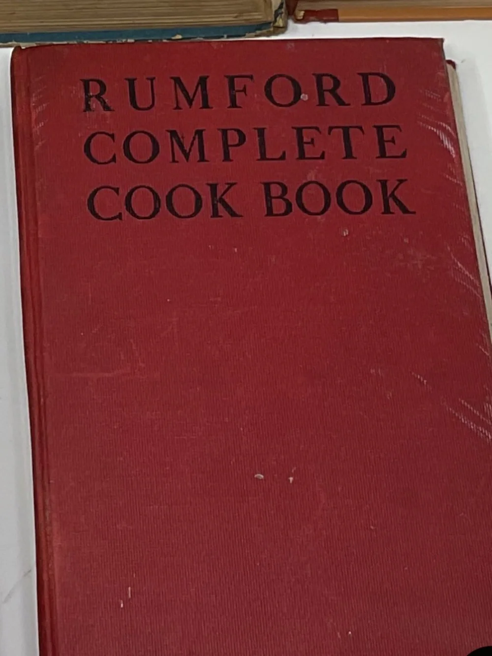 vintage The Rumford Complete Cook Book by Lily Haxworth Wallace